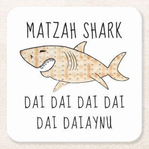 Dessous De Verre Carré Requin Daiaynu Matzah