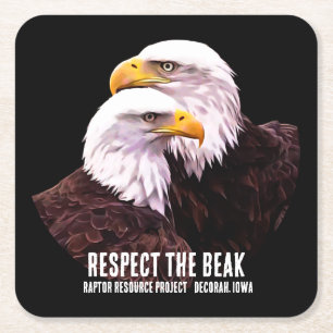 Dessous De Verre Carré Respectez Le Beak
