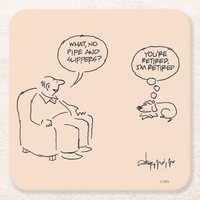 Dessous De Verre Carré Retraité (Devant)