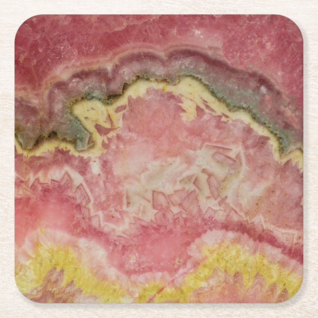 Dessous De Verre Carré Rhodochrosite (Devant)