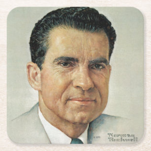 Dessous De Verre Carré Richard Milhouse Nixon