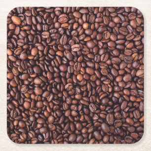 Dessous De Verre Carré Rien Que Des Fèves De Café