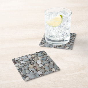 Dessous De Verre Carré River Stones Automne Motifs