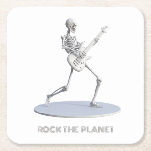 Dessous De Verre Carré Rock The Planet