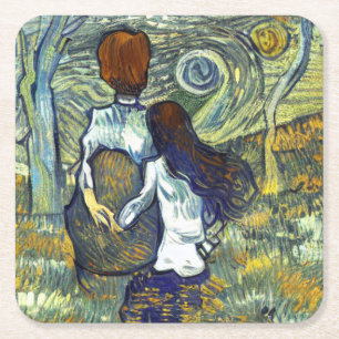 DESSOUS DE VERRE CARRÉ ROMANCE