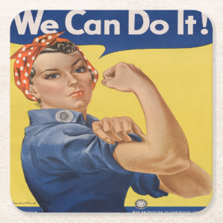 Dessous De Verre Carré Rosie the Riveter