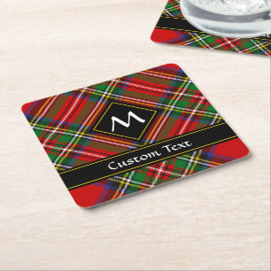 Dessous De Verre Carré Royal Stewart Tartan