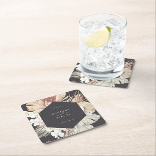 Dessous De Verre Carré Rustique Boho-Chic Personnalisé