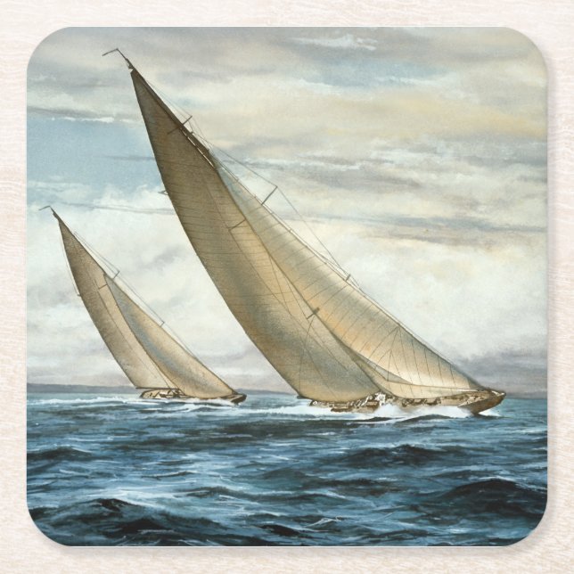 Dessous De Verre Carré Sailing (Devant)