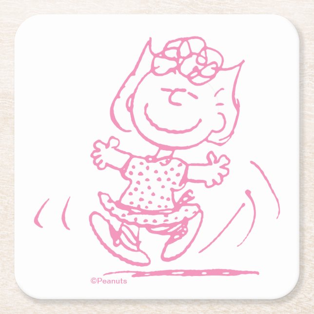 Dessous De Verre Carré Sally Brown Dancing (Devant)