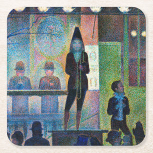 Dessous De Verre Carré Saltimbanques, Seurat