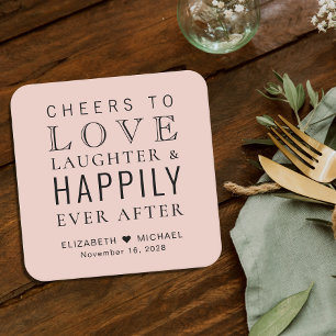 Dessous De Verre Carré Salutations Amour Rire Heureusement Jamais Après M