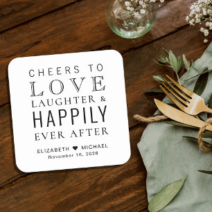 Dessous De Verre Carré Salutations Amour Rire Heureusement Jamais Après M