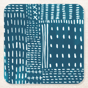 Dessous De Verre Carré Sashiko