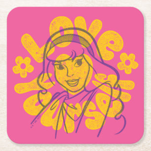 Dessous De Verre Carré Scooby-Doo   Daphné Vous Aimez