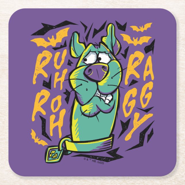 Dessous De Verre Carré Scooby-Doo | Ruh Roh Raggy (Devant)