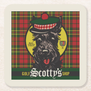 Dessous De Verre Carré Scotty's Golf Shop