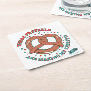 Dessous De Verre Carré Seinfeld Ces Pretzels me donnent soif