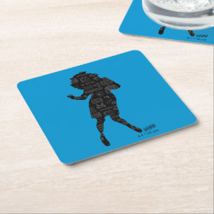 Dessous De Verre Carré Seinfeld Elaine Danse Silhouette
