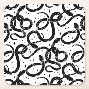 Dessous De Verre Carré Serpents de Boho