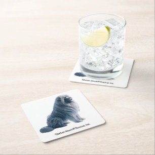 Dessous De Verre Carré Serviettes Tibétaines Mastiff