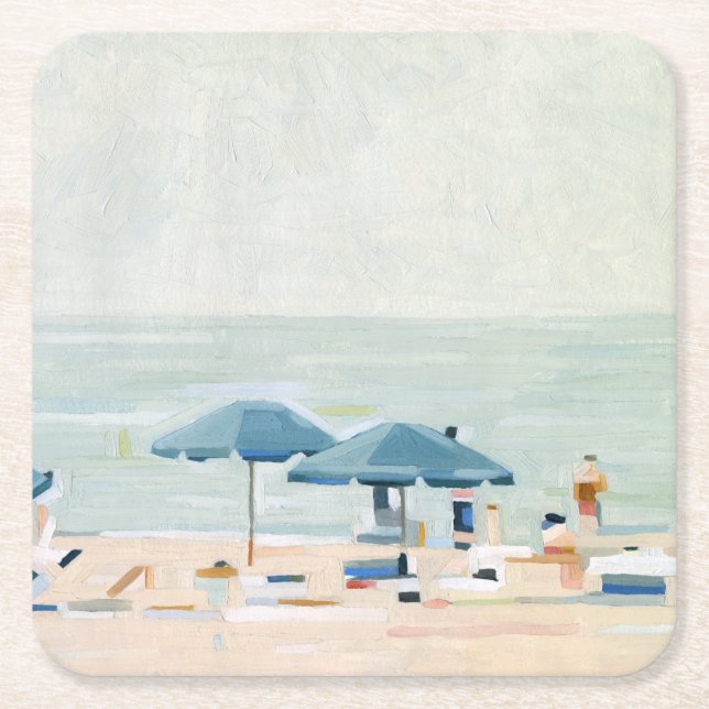 Dessous De Verre Carré Si c'est les plages (Devant)