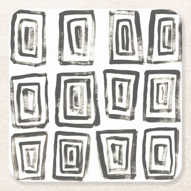 Dessous De Verre Carré Signaux mixtes IV (Devant)