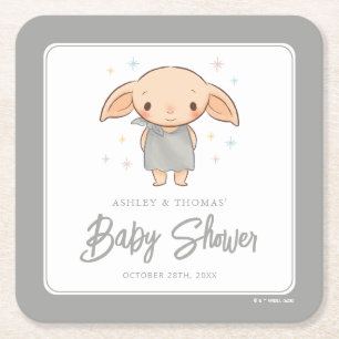 Dessous De Verre Carré Simple Harry Potter - Baby Shower Dobby