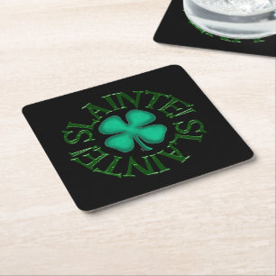 Dessous De Verre Carré Slainte ! Les barreaux en papier noir