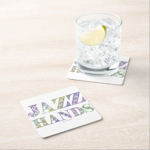 Dessous De Verre Carré SlipperyJoe's comédie musicale Broadway Jazz Hands