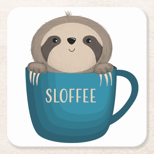 Dessous De Verre Carré Sloffee ! (Devant)