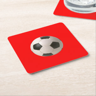 Dessous De Verre Carré Soccerball