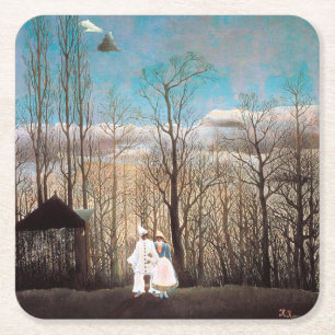 Dessous De Verre Carré Soirée Carnaval, Rousseau