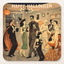 Soirée Martini Halloween Rétro Milieu de Siècle 40