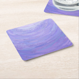 Dessous De Verre Carré Soleil pourpre