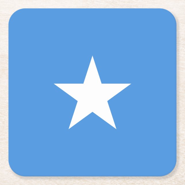 Dessous De Verre Carré Somalia Flag (Devant)