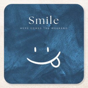 Dessous De Verre Carré Sourire