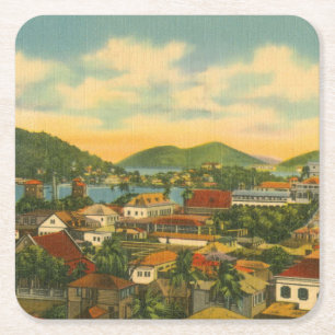 Dessous De Verre Carré St Thomas