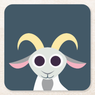 Dessous De Verre Carré Stanley la chèvre