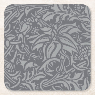 Dessous De Verre Carré Style Scottish Thistle Knot William Morris