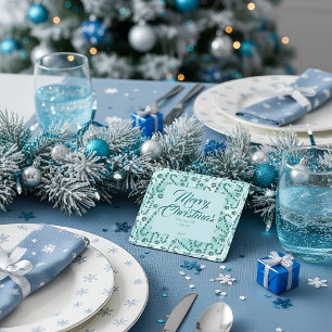 Dessous De Verre Carré Sucres de canne festifs Pepperment