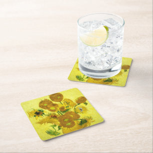Dessous De Verre Carré Sunflowers Vincent van Gogh