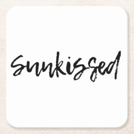 Dessous De Verre Carré Sunkissé