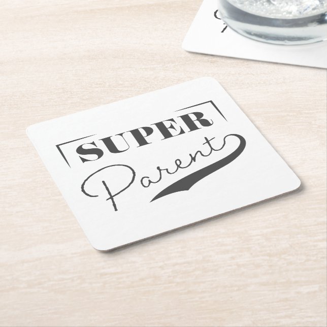 Dessous De Verre Carré Super parent (Incliné)