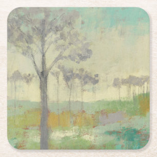 Dessous De Verre Carré Support d'arbre