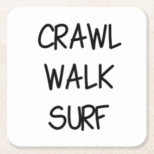 Dessous De Verre Carré Surf de la marche d'analyse