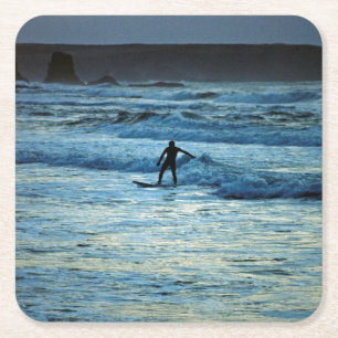 Dessous De Verre Carré Surfer