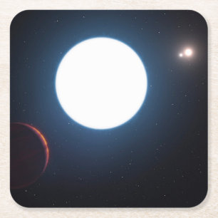 Dessous De Verre Carré Système Triple Étoiles Hd 131399