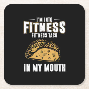 Dessous De Verre Carré T-shirt Funny Gym Fitness