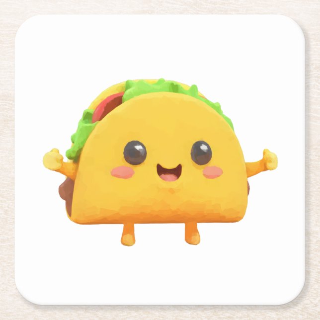 Dessous De Verre Carré Taco (Devant)